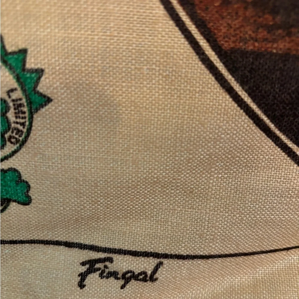Waterford Crystal‎ Irish Linen Tea Towel Fingal Ireland NWOT